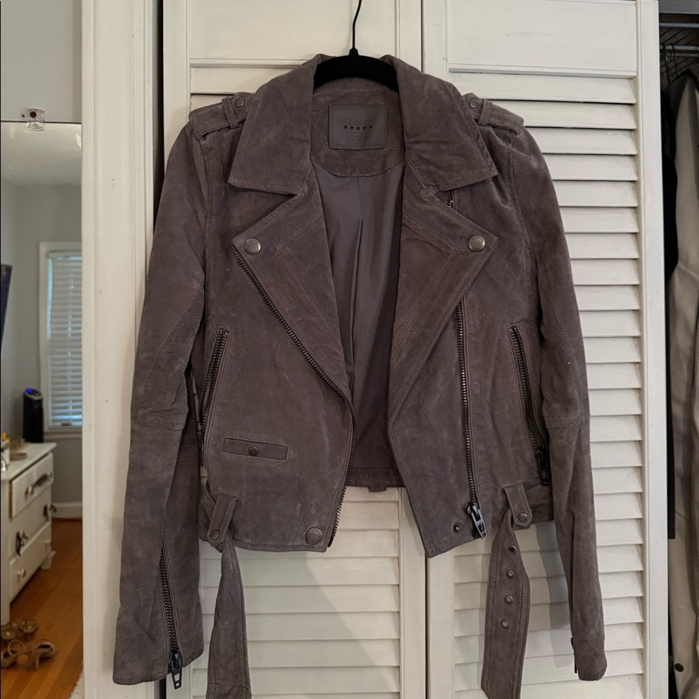 Blank NYC suede leather jacket #leather #jacket